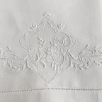 Antique Hand Embroidered Appenzell Towels Pair