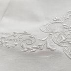 Antique Hand Embroidered Appenzell Towels Pair