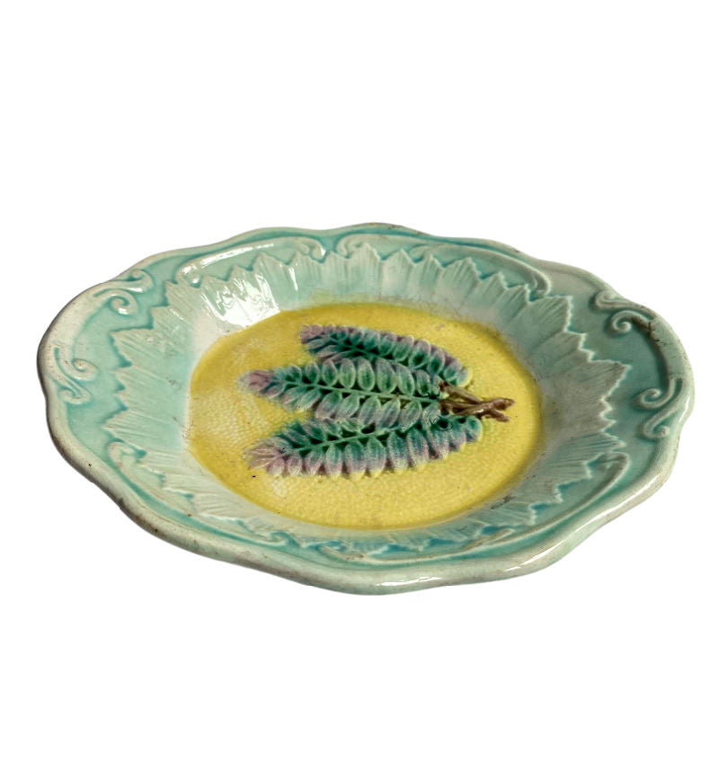 Antique Majolica Fern Bowl