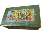 Antique Pink and Yellow Rose Cookie Tin by Davide Lazzaroni