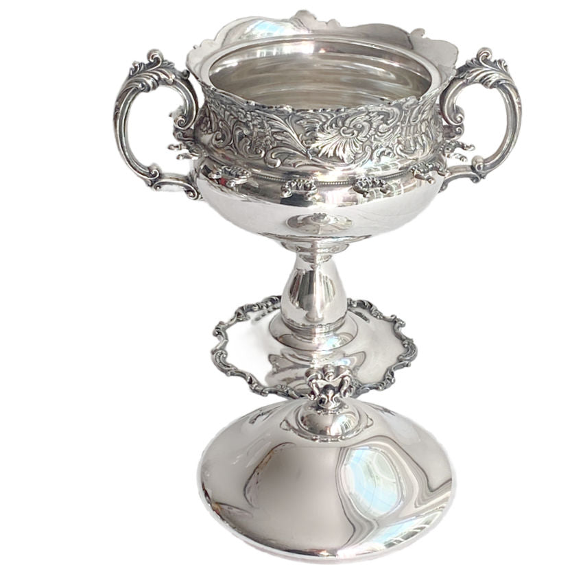 victorian silver sugar dish for tea table styling