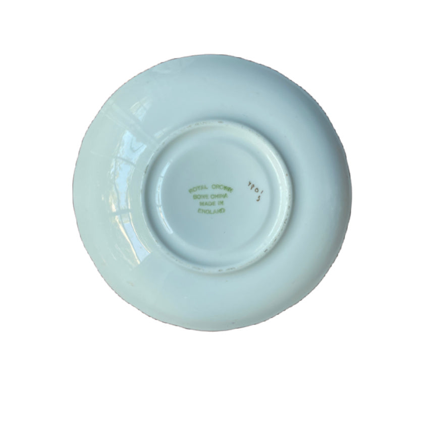 Vintage Royal Crown Garden Party Tea Cup