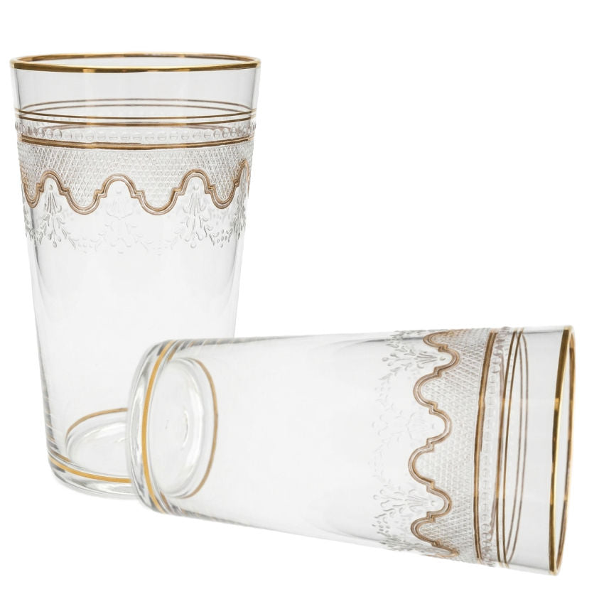 Saint-Louis antique crystal tumblers early 20th century glassware