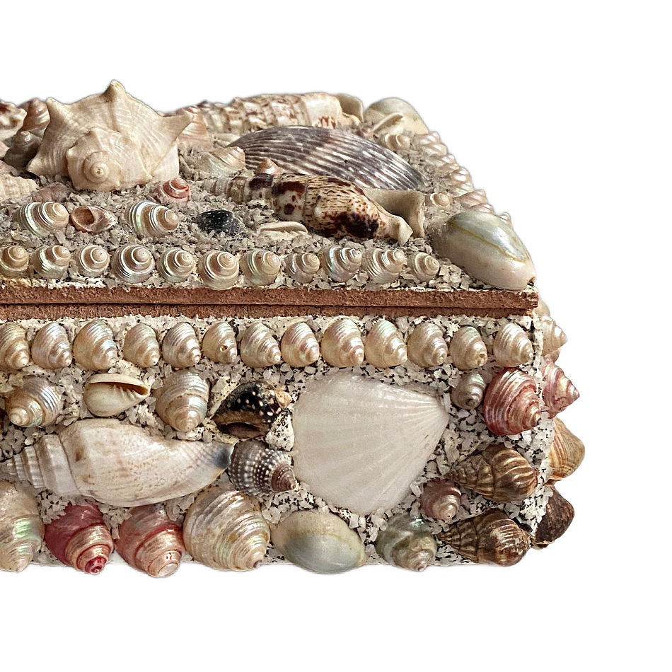 1940s Decorative Shellwork Box