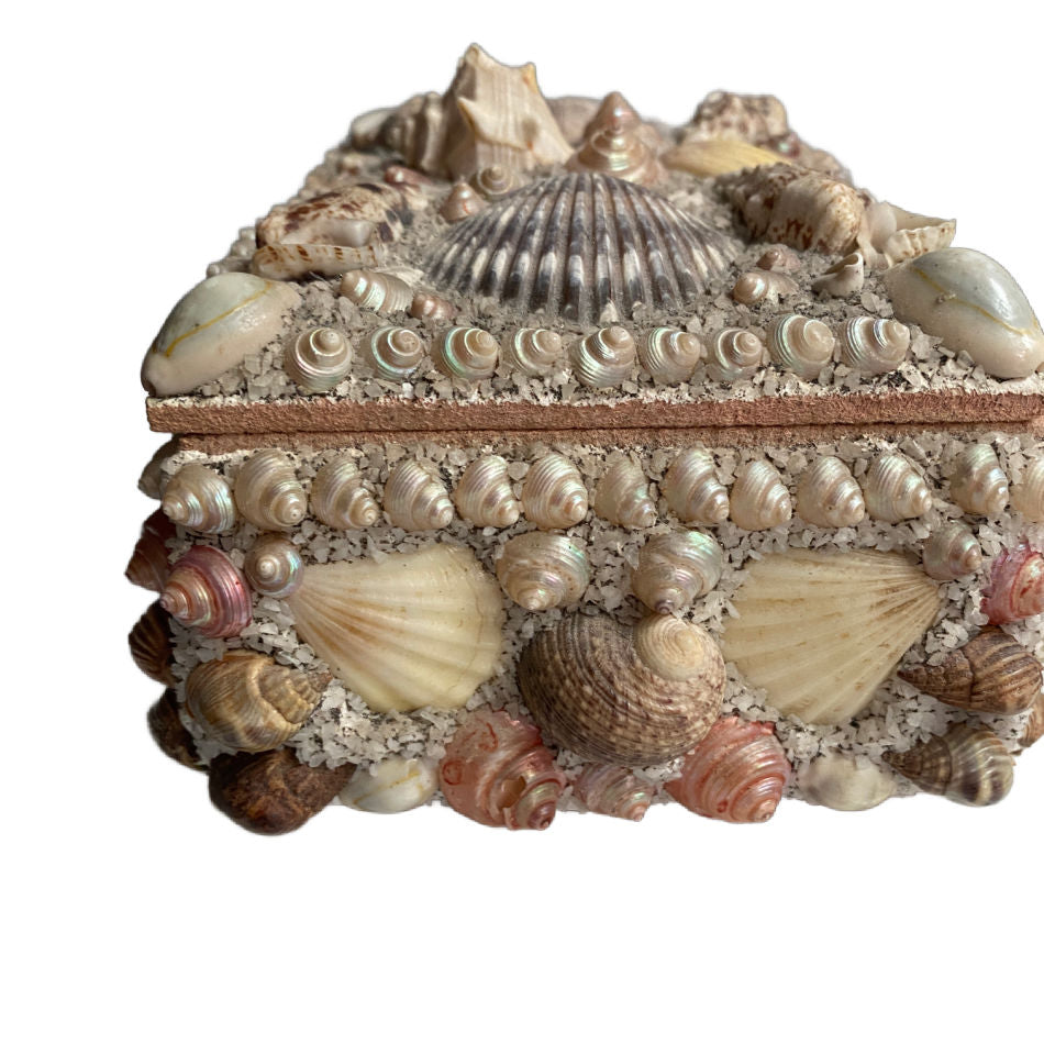 1940s Decorative Shellwork Box
