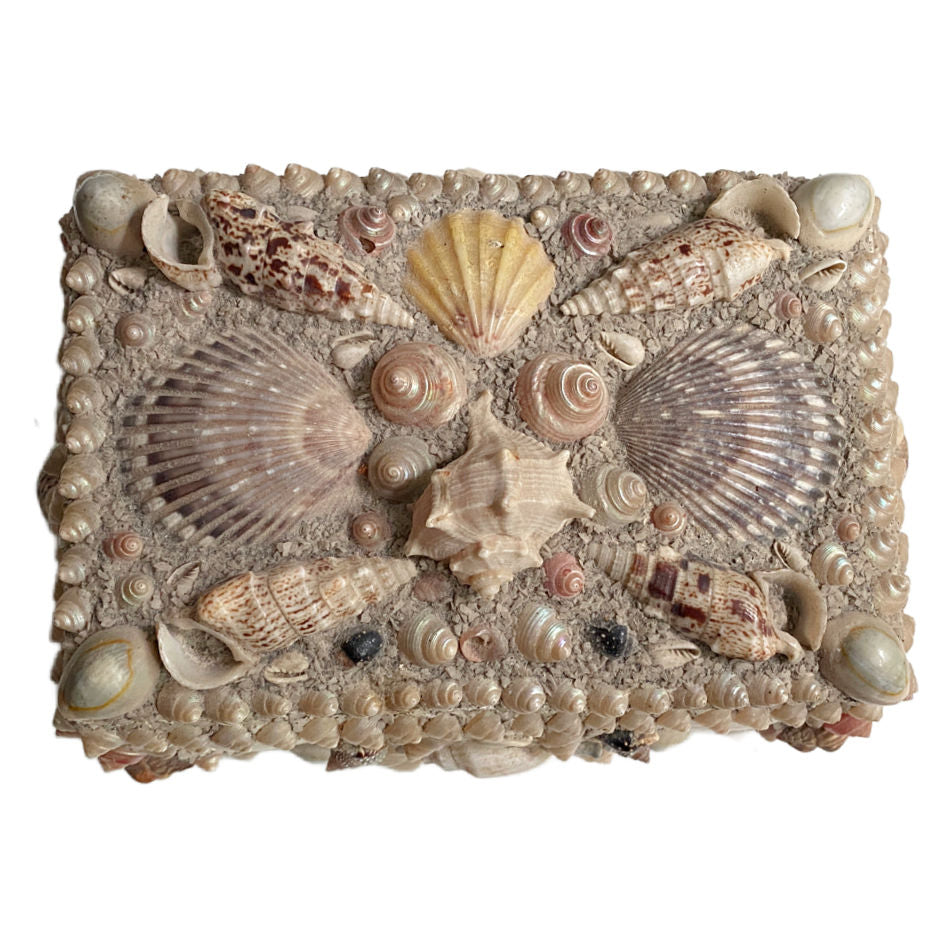 1940s Decorative Shellwork Box