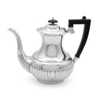 1920s English teapot with bakelite handle silverplate