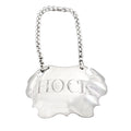 Antique Silver Plain Escutcheon Wine Label Hock