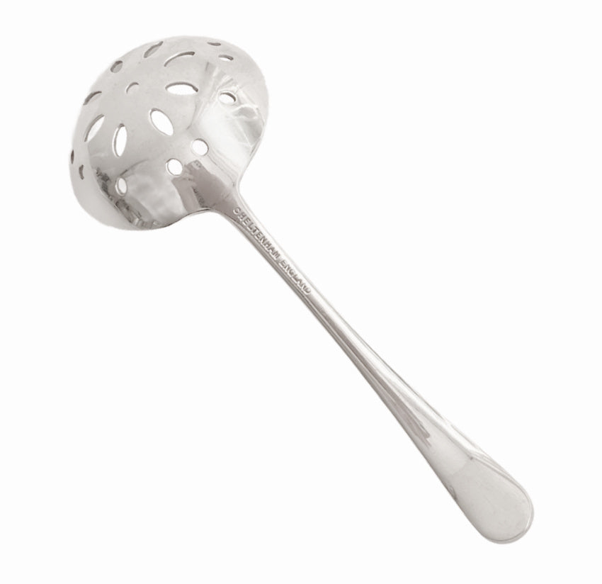Antique Silver Plated Sifter Spoon, Cheltenham