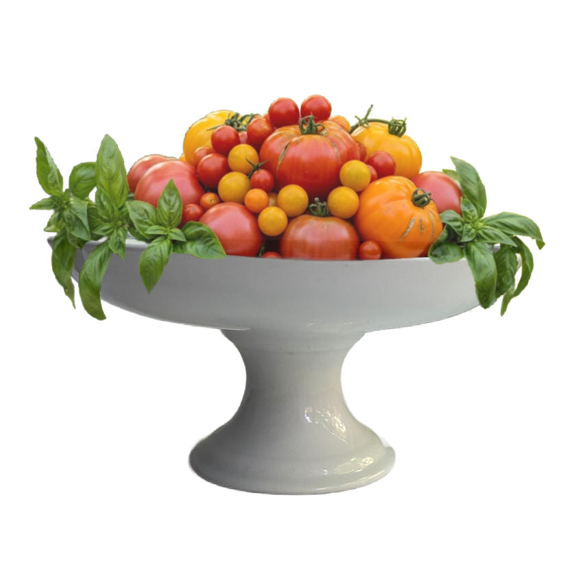 Antique ironstone footed bowl