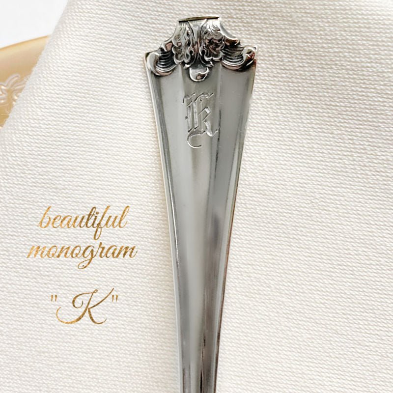 Antique Sterling Silver Sardine Fork