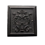 Antique miniature Union case with embossed Rococo scroll design and gentleman’s portrait inside. Rare 2-1/8" Victorian photographic keepsake collectible.