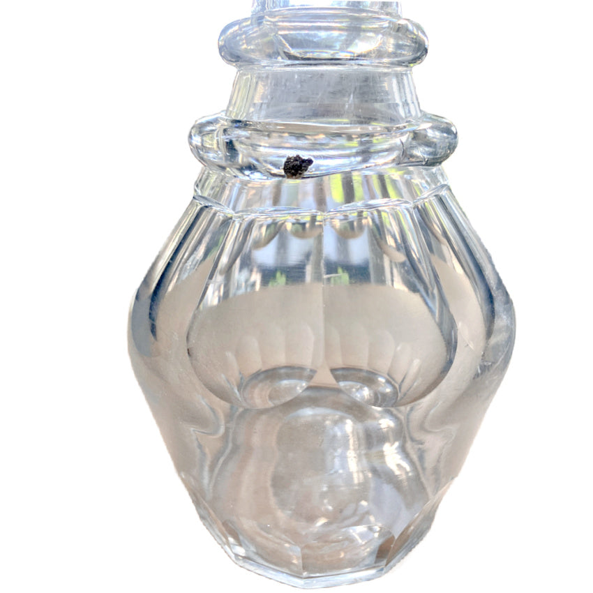 Antique English Decanter with Three Rings