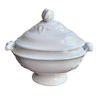 Antique E. Clarke English ironstone sauce tureen