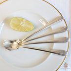 Art Deco Silver Plate Seafood Forks Set of 4