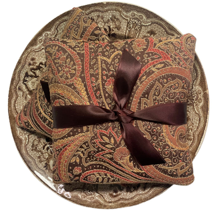 Vintage Paris paisley lavender sachet