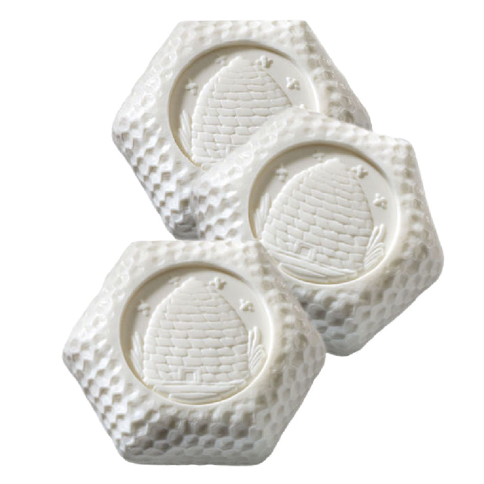 Bee skep honey and rose botanical soaps