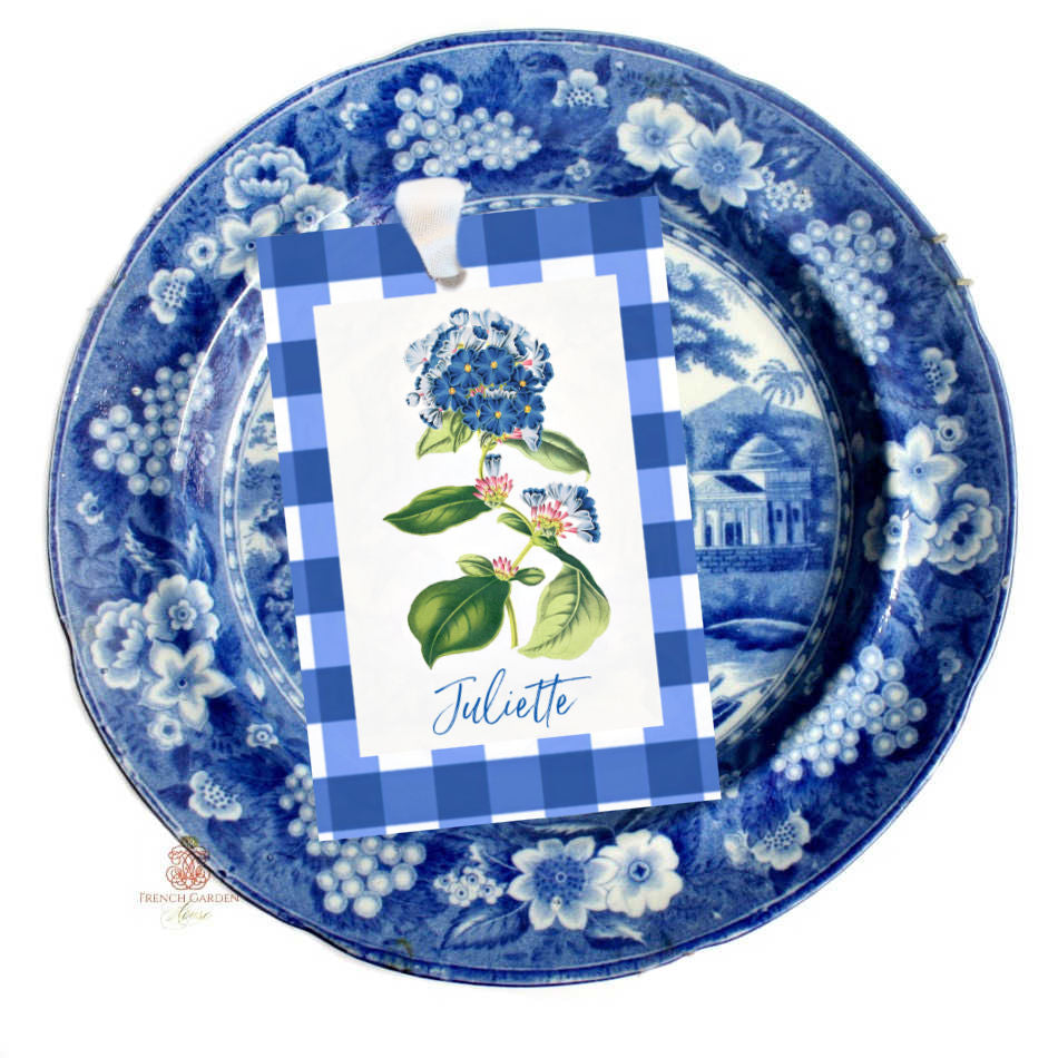 J'adore le Bleu Gift Tag & Ribbon Set