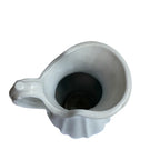 Charming Large Antique Ironstone Pitcher — English Staffordshire Collectible-top view