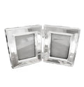 Vintage French Christofle Silver Double Photo Frame