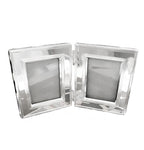 Vintage French Christofle Silver Double Photo Frame