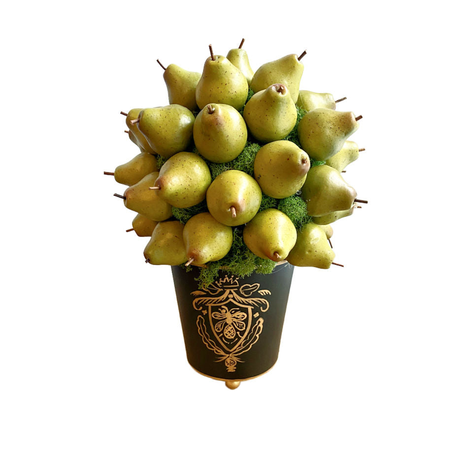 Designer French country pear topiary