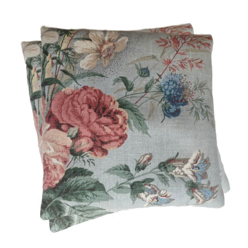 Duck Egg Blue Linen Garden Rose Sachet Filled with French Lavender – Rêve de Rose et Bleu