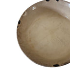 Antique 19th Century French Country Pottery Bowl with Patina