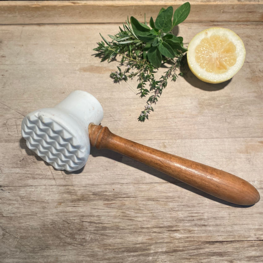 Early Ironstone Meat Tenderizer Mallet