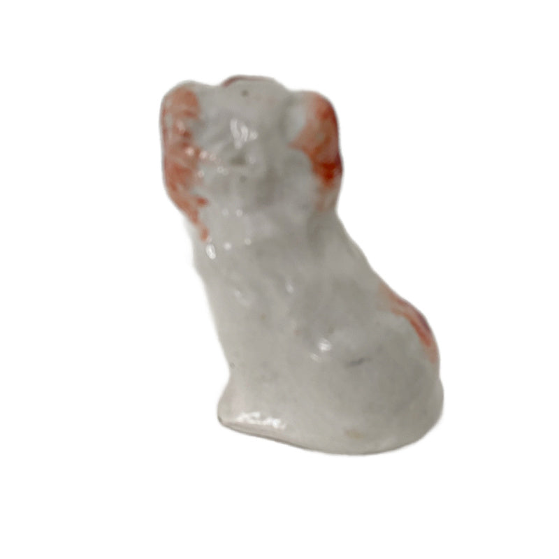 Early Antique Staffordshire Pottery Spaniel Dog