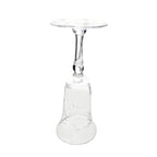 Vintage glass stemware set of 6 for bar cart