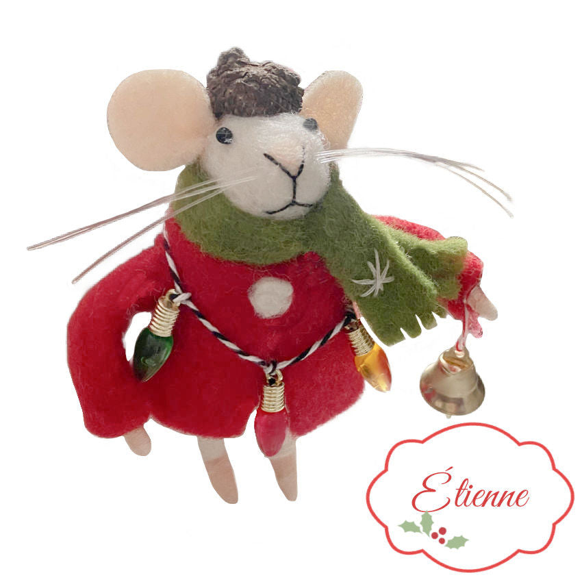 shop felted mice ornaments