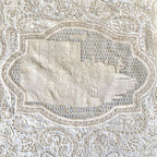Exceptional Antique Italian Point de Venise Needle Lace Boudoir Pillow