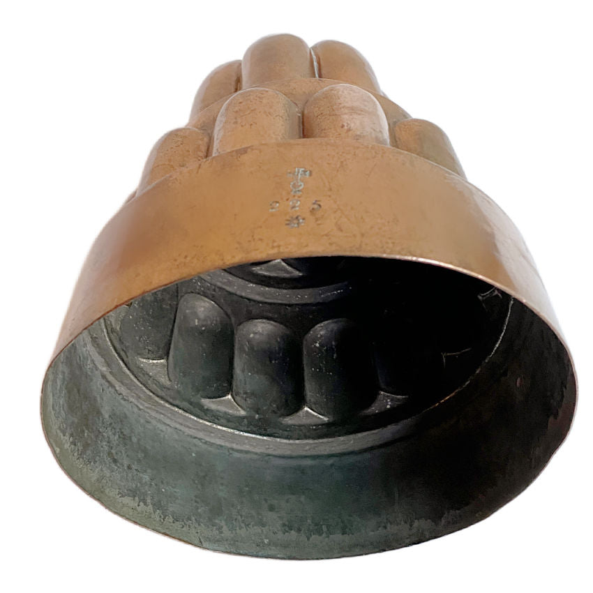 Exceptional Rare Large Size Benham &amp; Froud Copper Jelly Mould No. 225 — Victorian English Heirloom