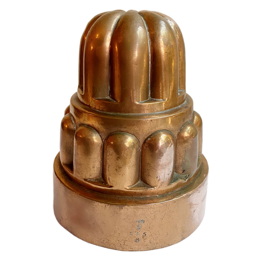 Exceptional Rare Large Size Benham &amp; Froud Copper Jelly Mould No. 225 — Victorian English Heirloom