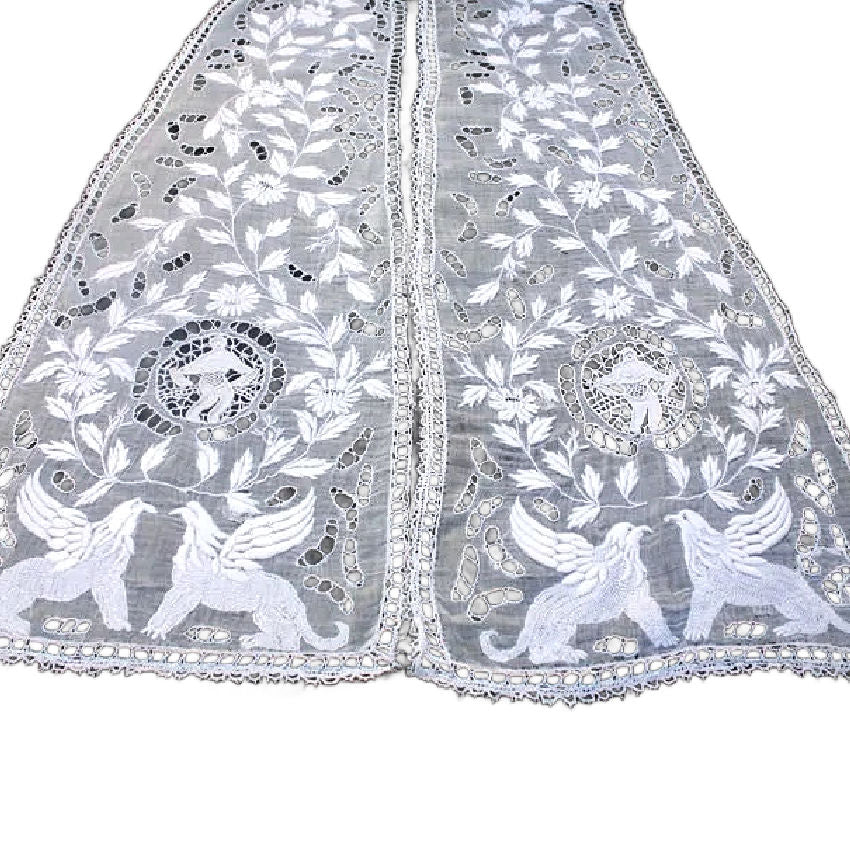 18th century Ayrshire lace lappets