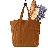 French linen market bag