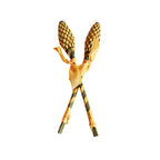 Decorative French lavender wands yellow ribbons
