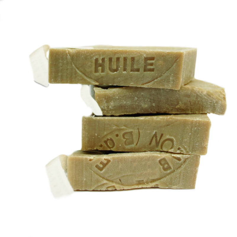 Authentic French Savon de Marseille soap on rope olive oil traditional slice