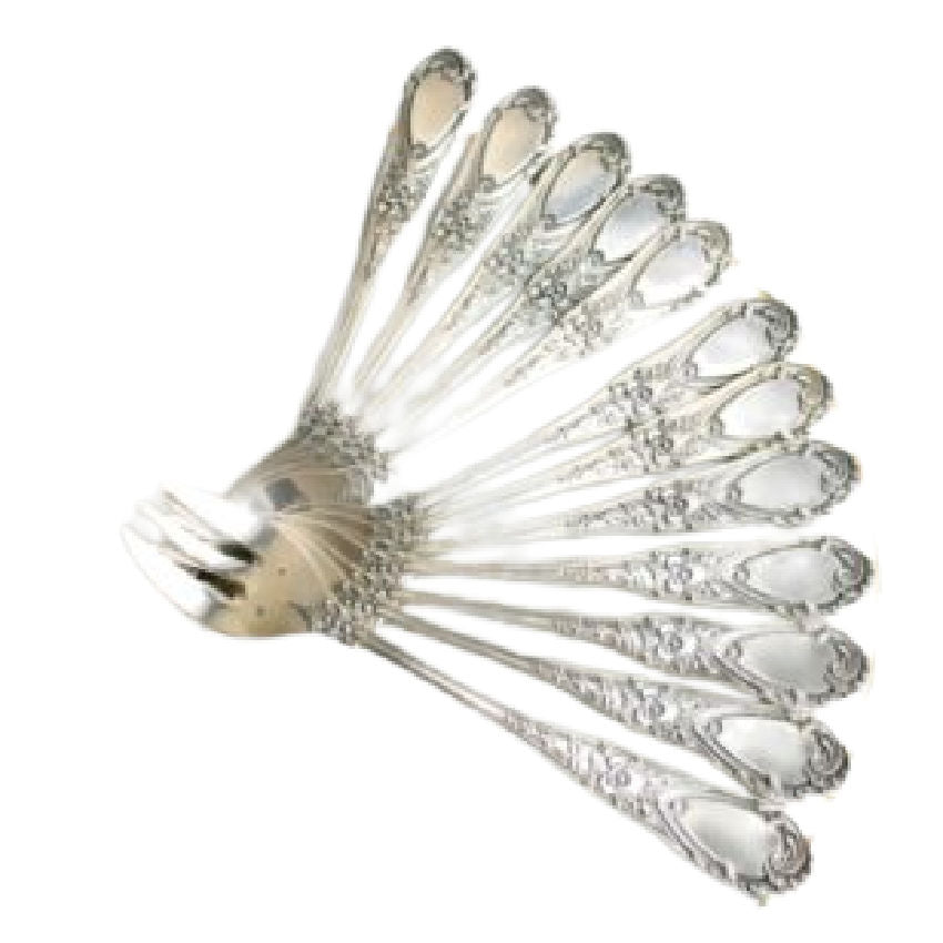 Antique French Sterling oyster forks