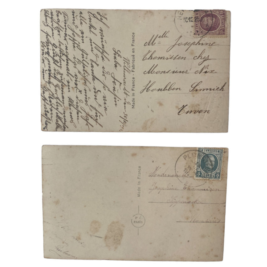 French Authentic Photo Postcards Dapper Young Men