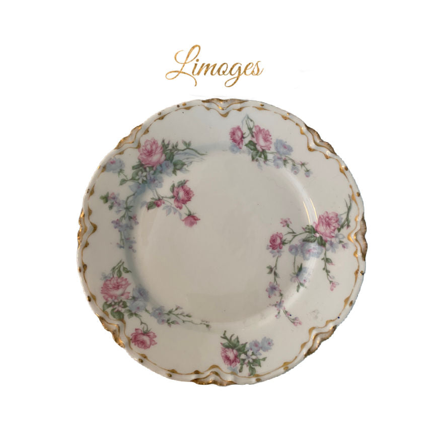 French Egg Soaps on Antique or Vintage Porcelain Saucer