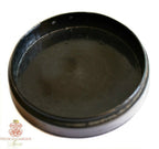 Inside of antique pocket or patch box