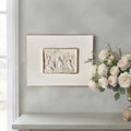 Grand Tour Relief Collection Cherubs at Play on hand-painted canvas with French roses