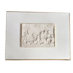 Arcadian cherubs and satyr neoclassical canvas wall art mythological relief scene interior styling
