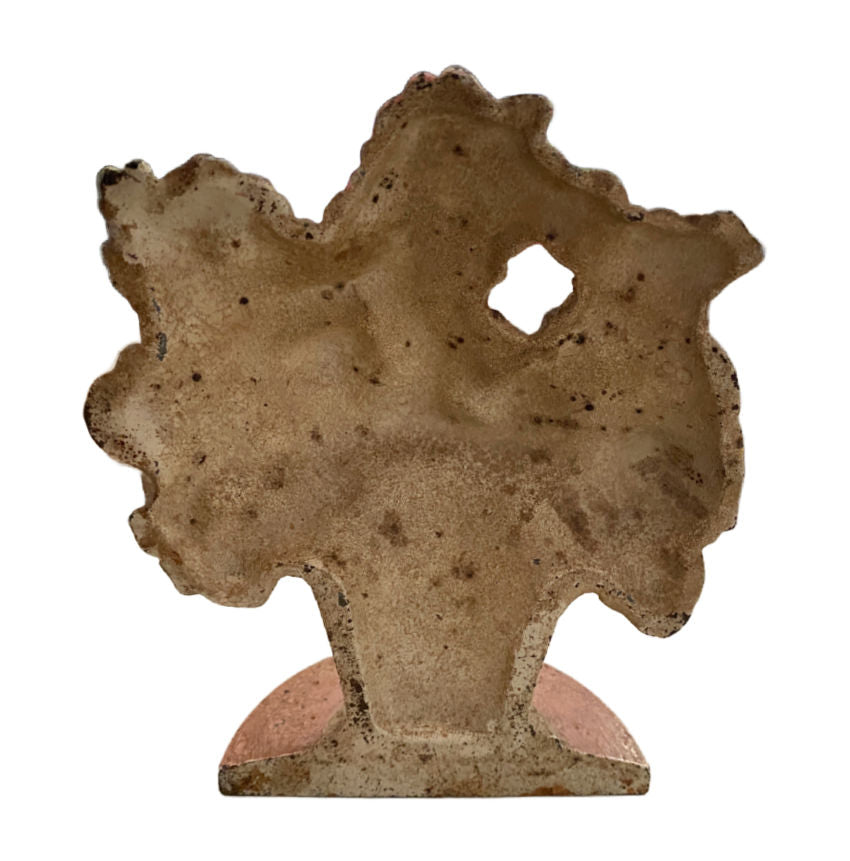 Hubley Floral Pink Rose Doorstop