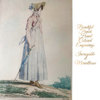 Rare and Incredible Set of 4 Antique French Framed Hand Colored Engravings 