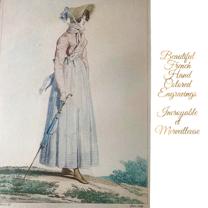 Rare and Incredible Set of 4 Antique French Framed Hand Colored Engravings 