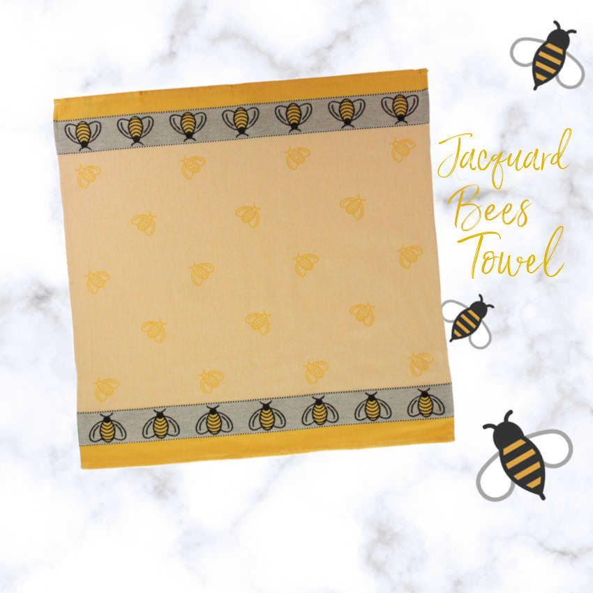 Jacquard Bee Towel