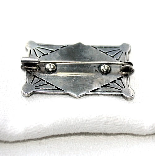 Sterling silver marcasite Brooch